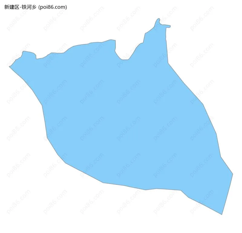 铁河乡边界地图