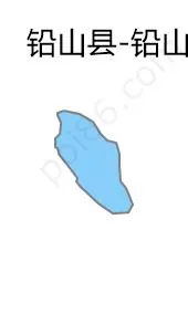 铅山县国营森林苗圃边界地图