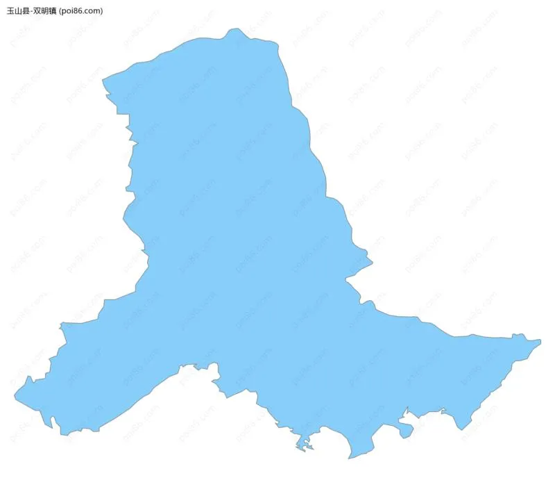 双明镇边界地图