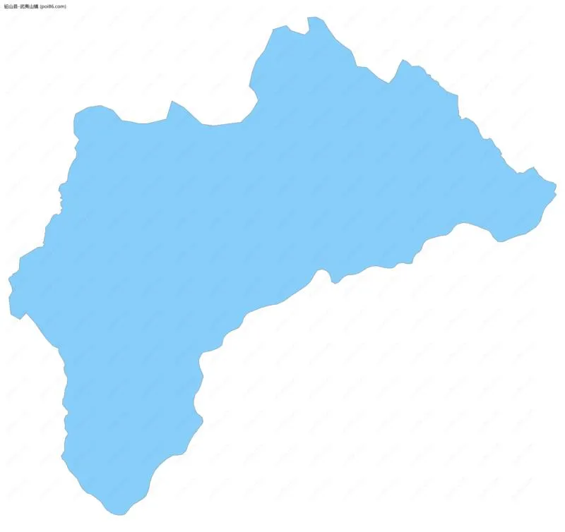 武夷山镇边界地图