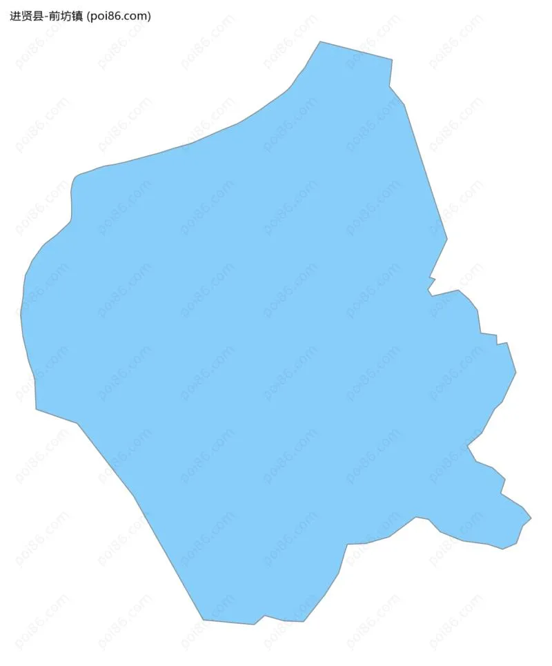 前坊镇边界地图