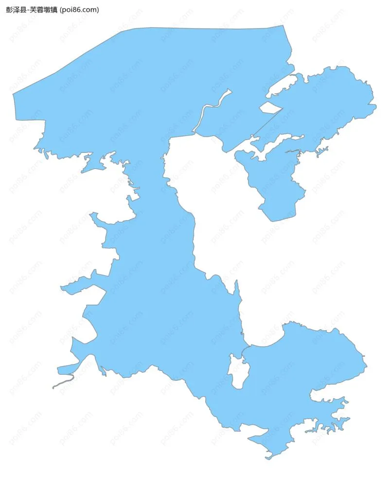 芙蓉墩镇边界地图