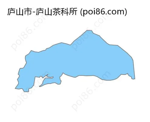 庐山茶科所边界地图