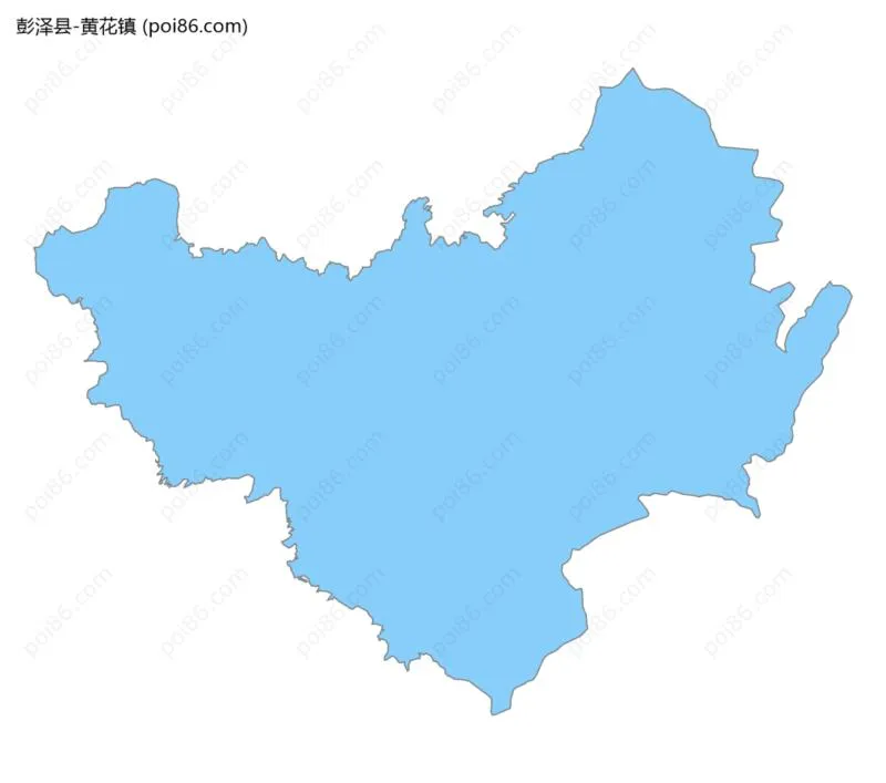 黄花镇边界地图