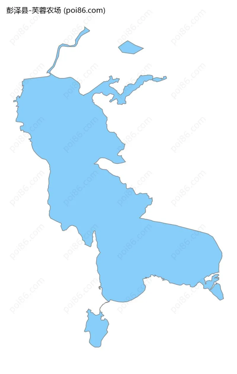 芙蓉农场边界地图