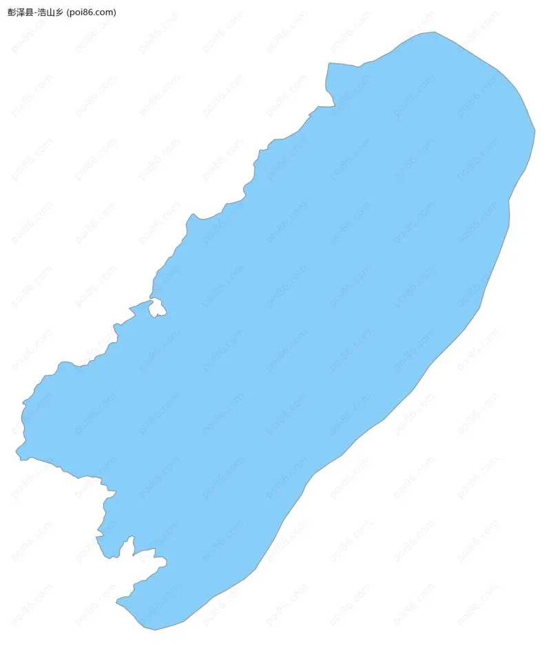 浩山乡边界地图