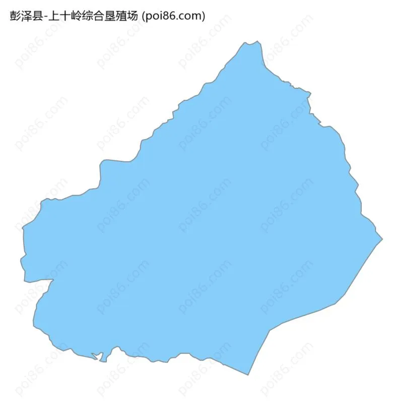 上十岭综合垦殖场边界地图