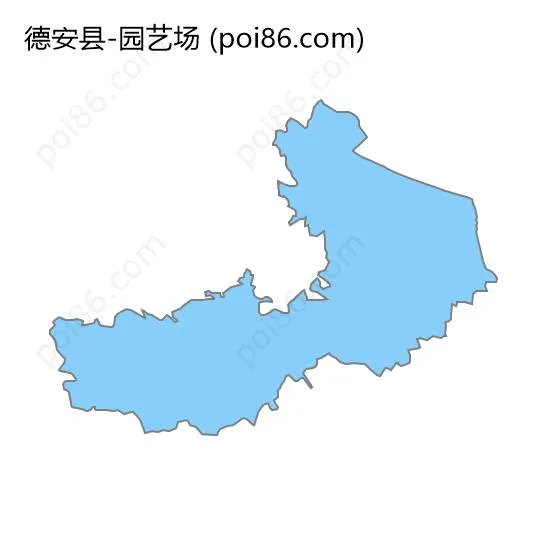 园艺场边界地图