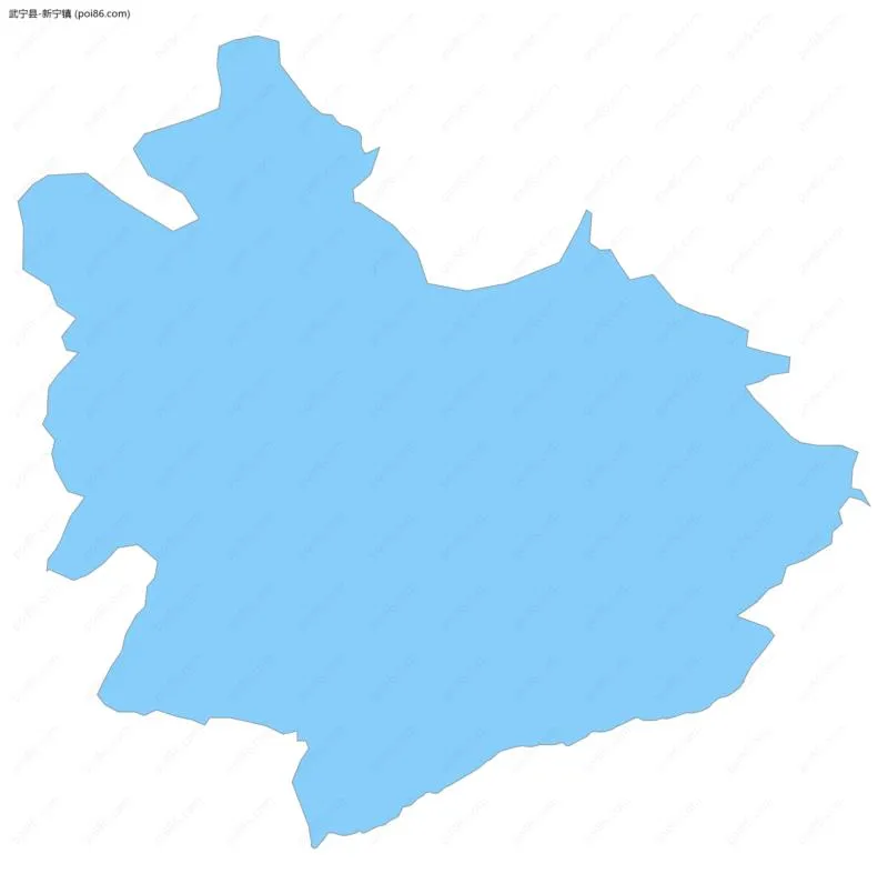 新宁镇边界地图