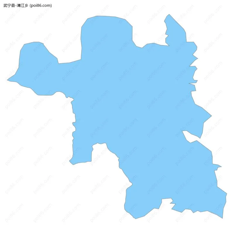 清江乡边界地图