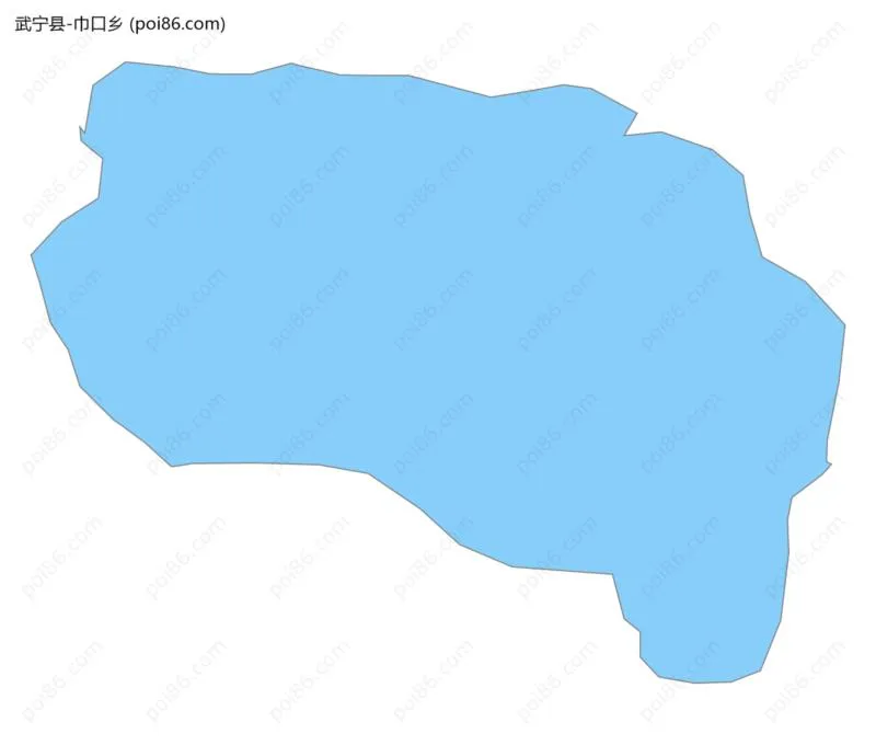 巾口乡边界地图