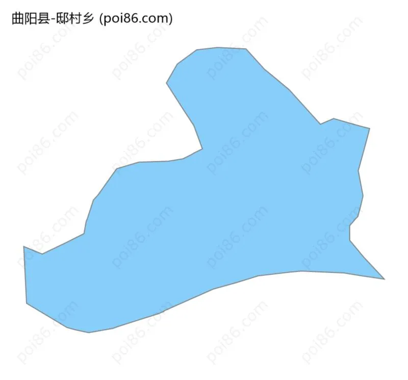 邸村乡边界地图