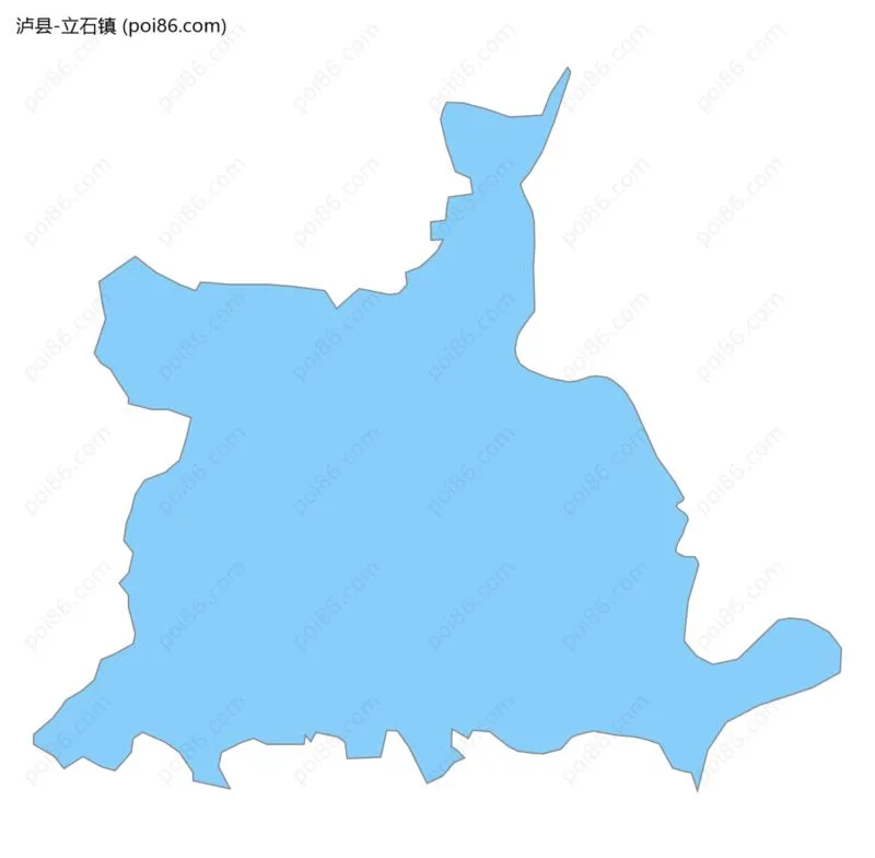 立石镇边界地图