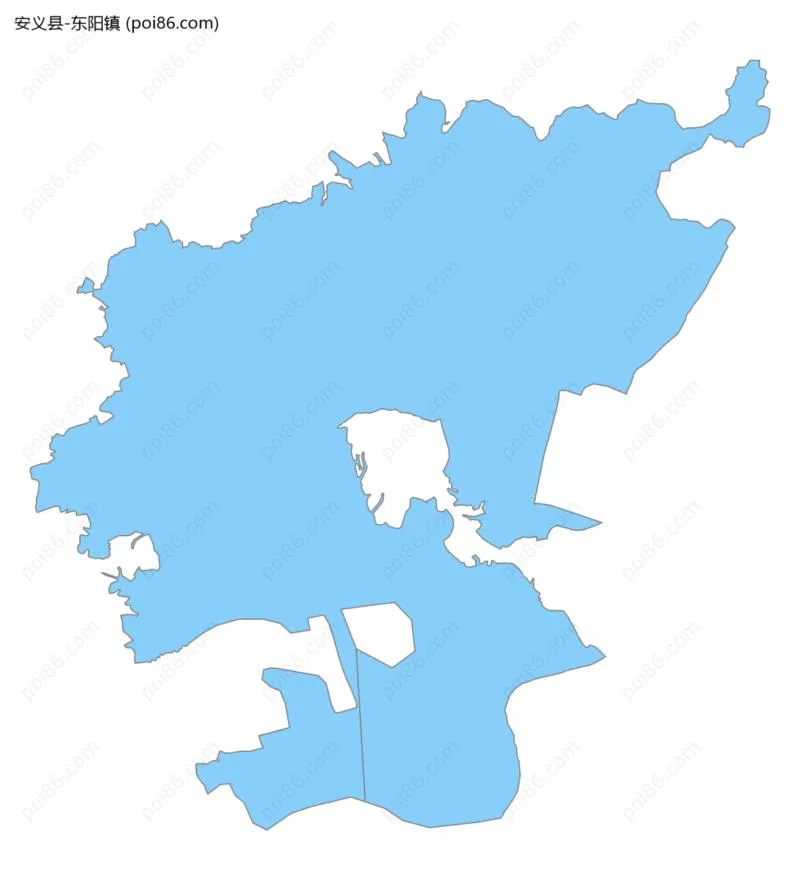 东阳镇边界地图