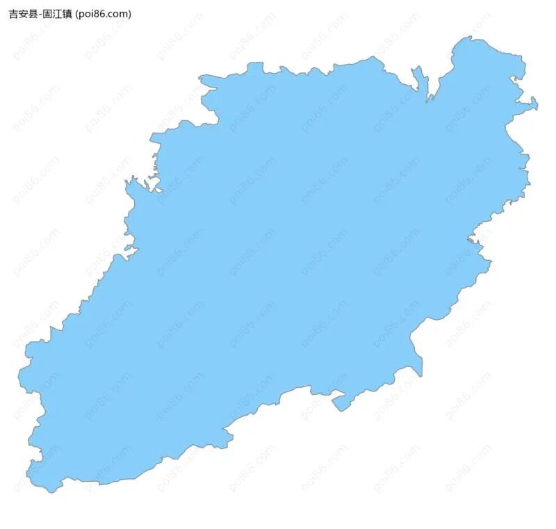 固江镇边界地图