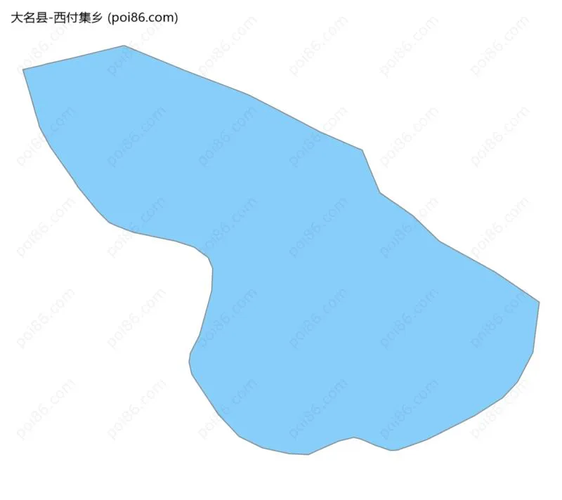 西付集乡边界地图