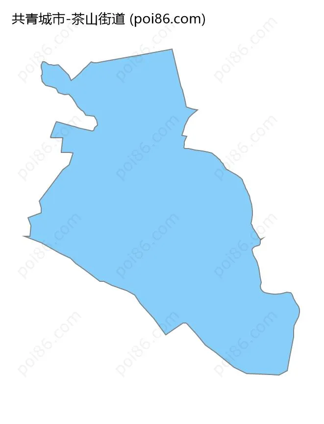 茶山街道边界地图