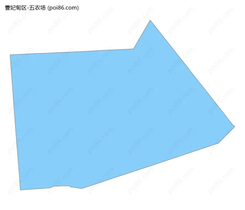 五农场边界地图