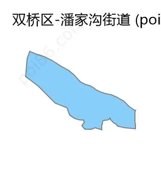 潘家沟街道边界地图