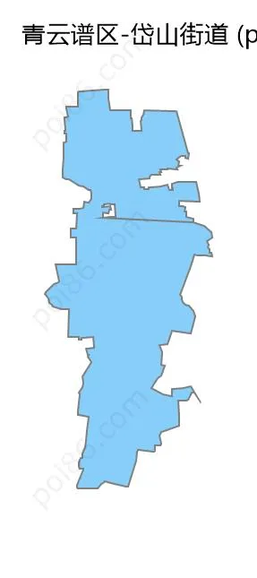 岱山街道边界地图