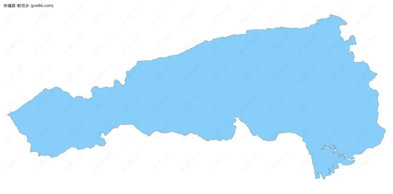 彭坊乡边界地图