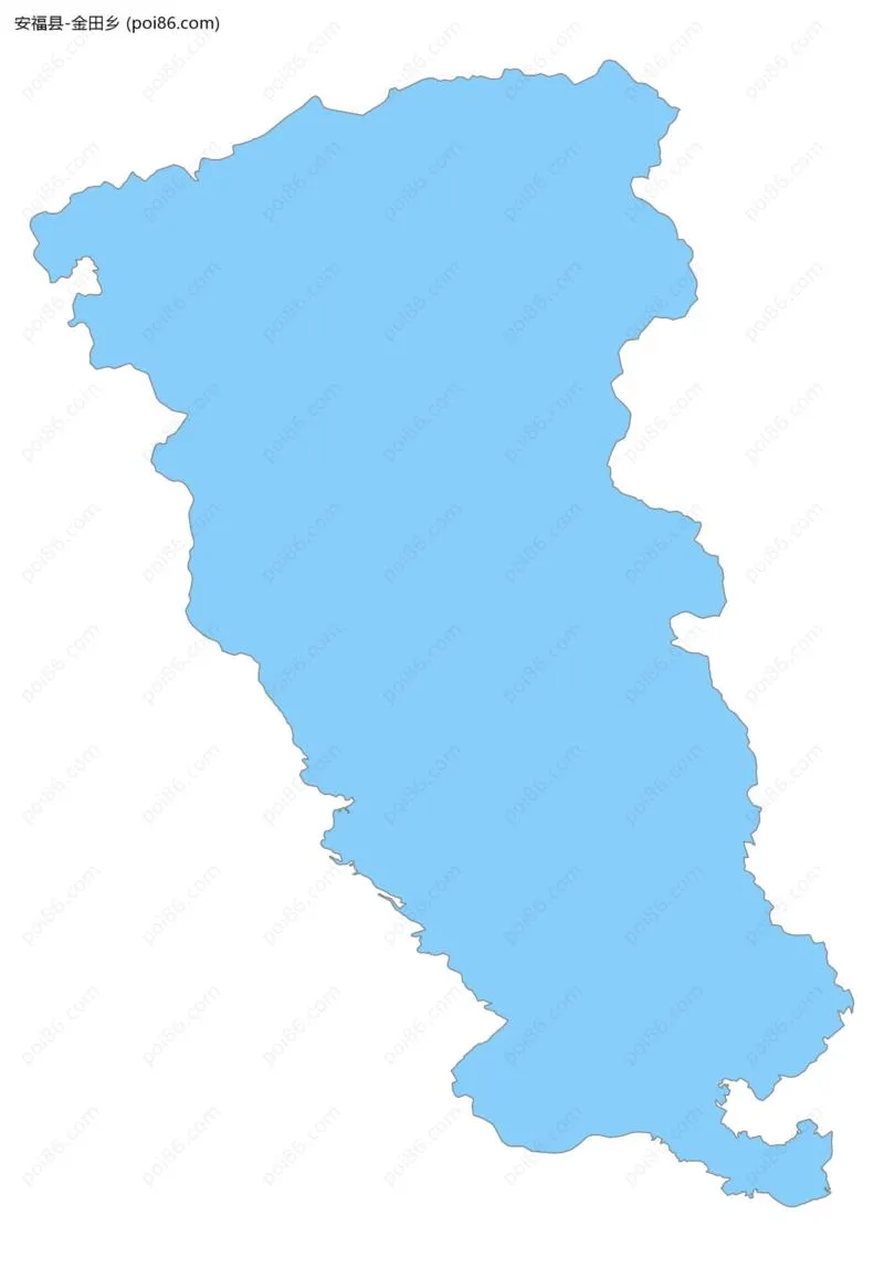 金田乡边界地图