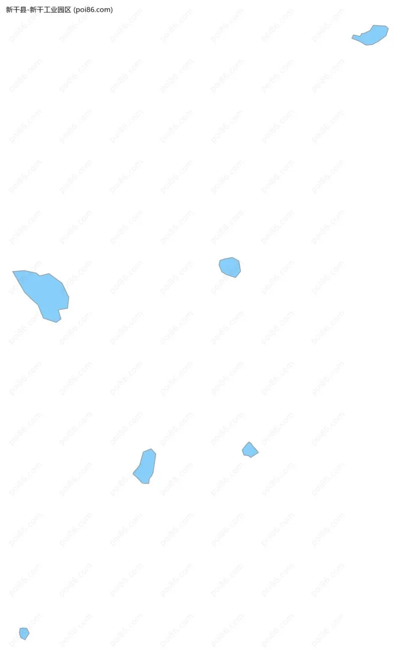 新干工业园区边界地图