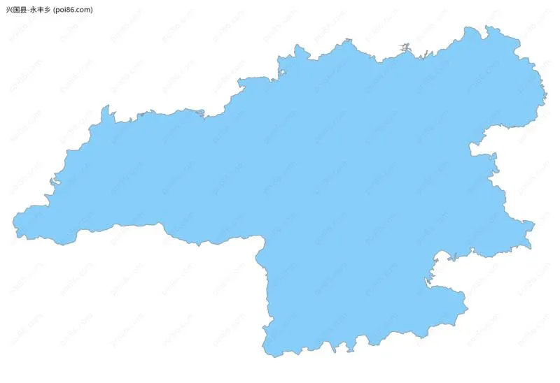 永丰乡边界地图