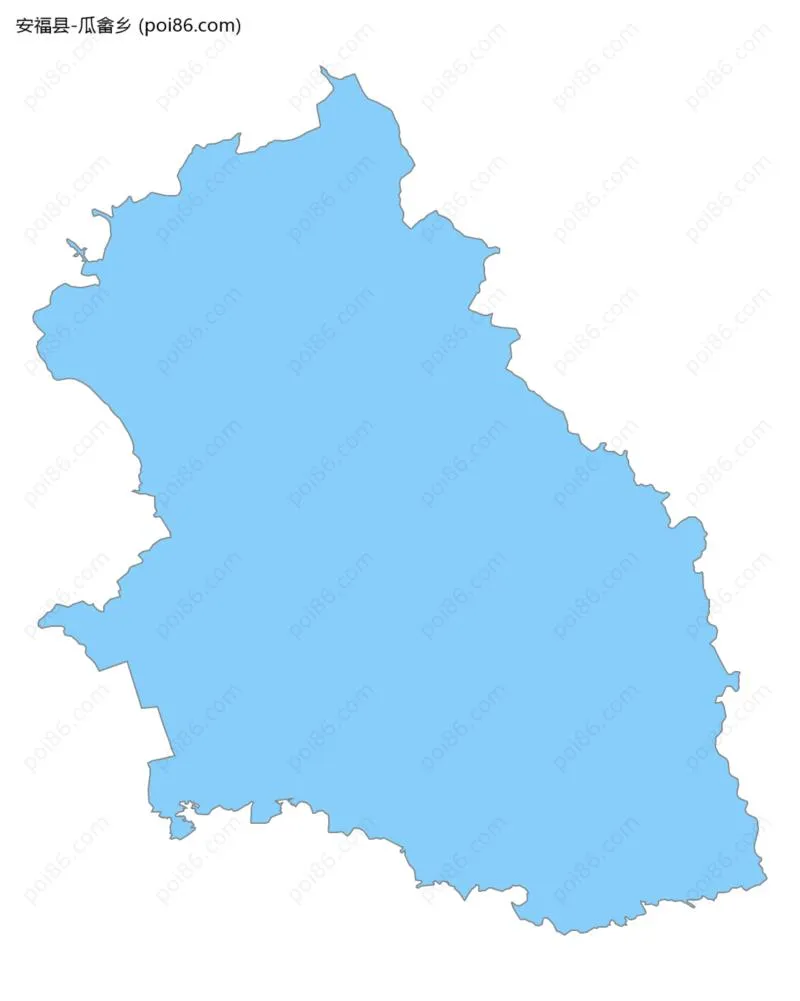 瓜畲乡边界地图