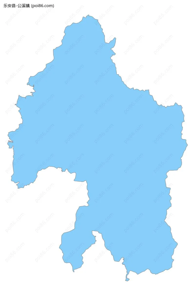 公溪镇边界地图