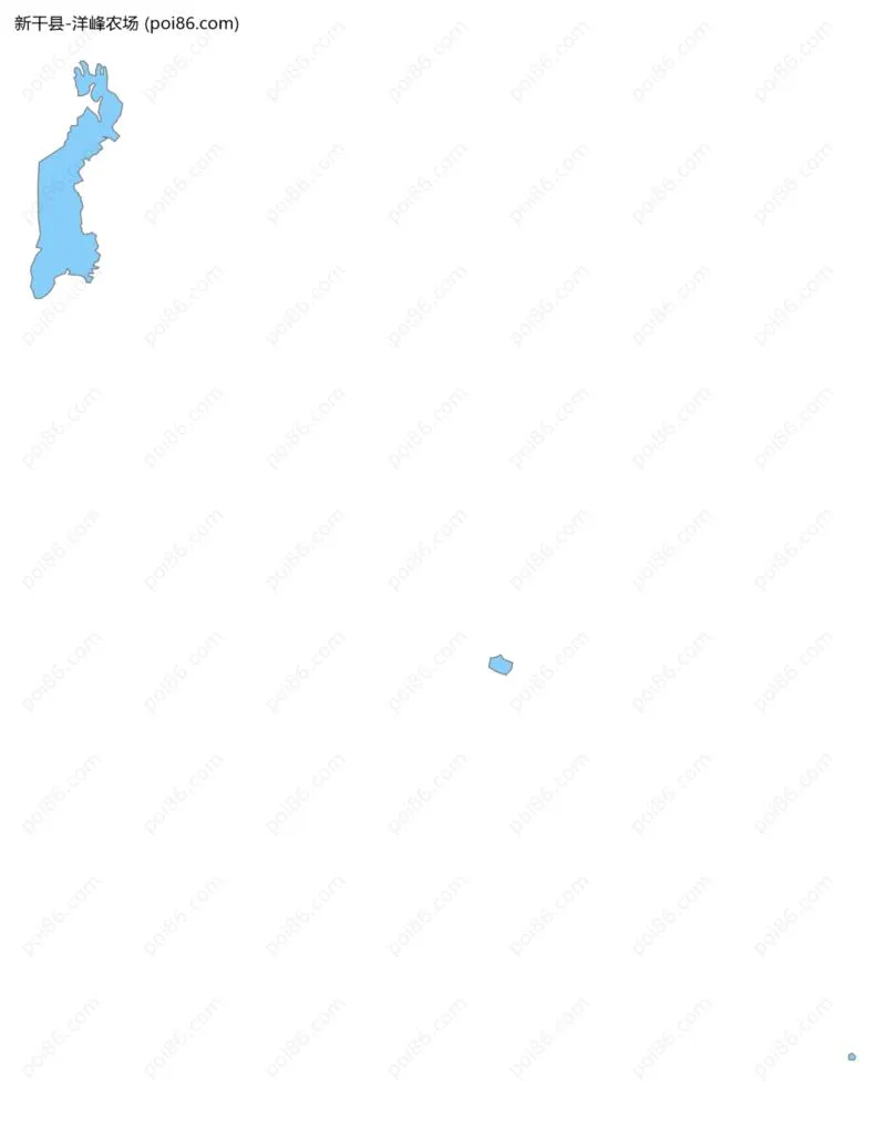 洋峰农场边界地图