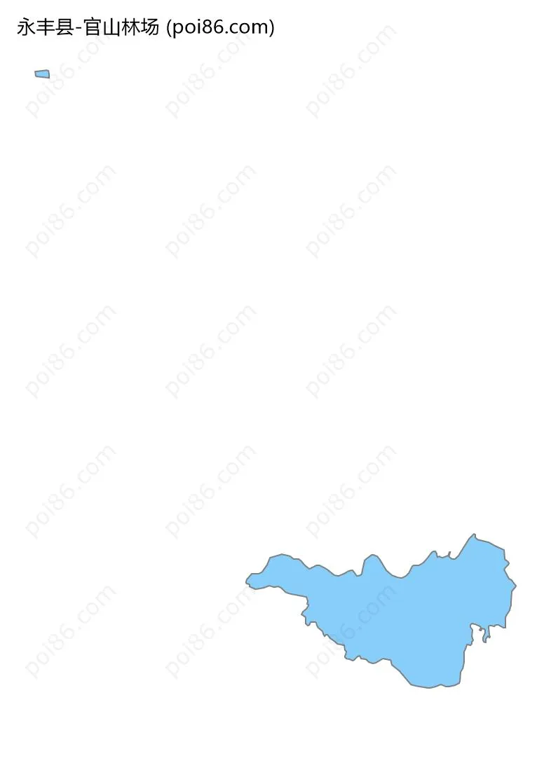 官山林场边界地图