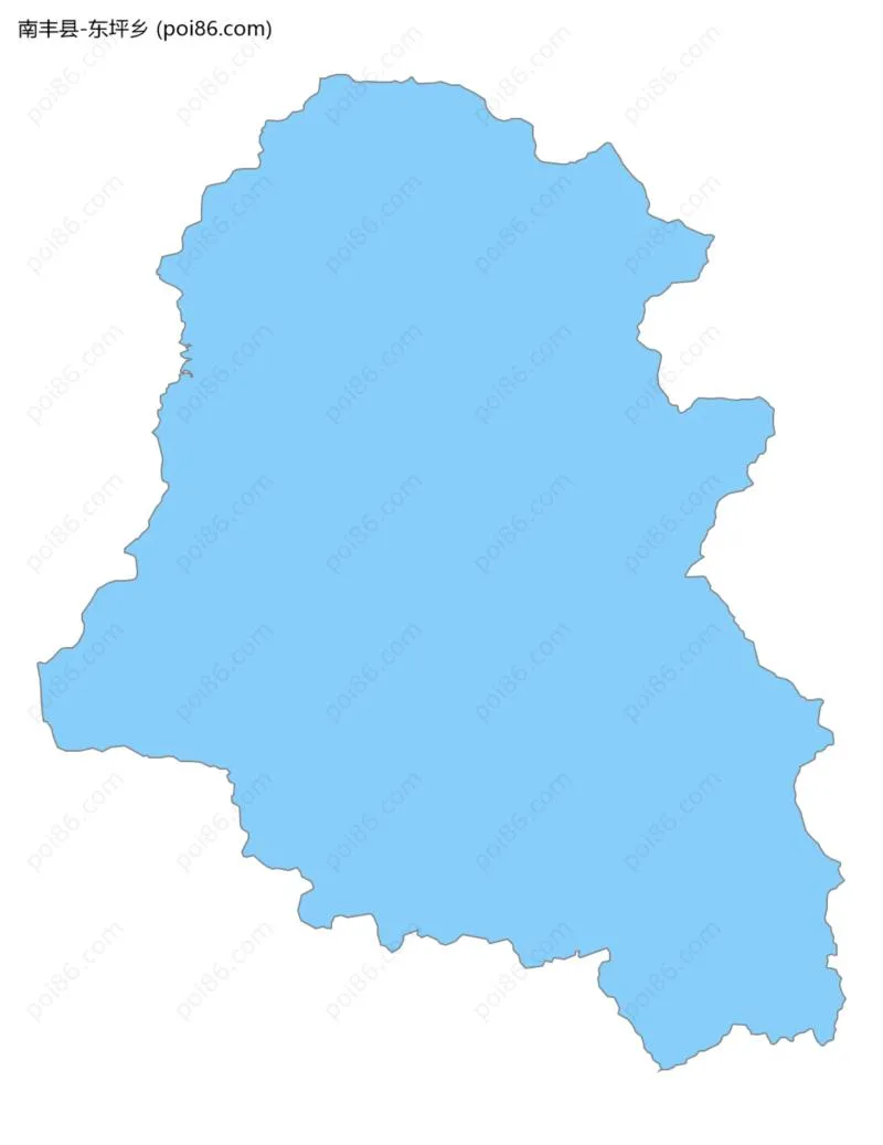 东坪乡边界地图