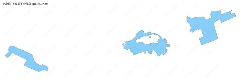 上高县工业园区边界地图