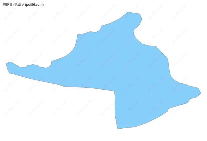 党城乡边界地图