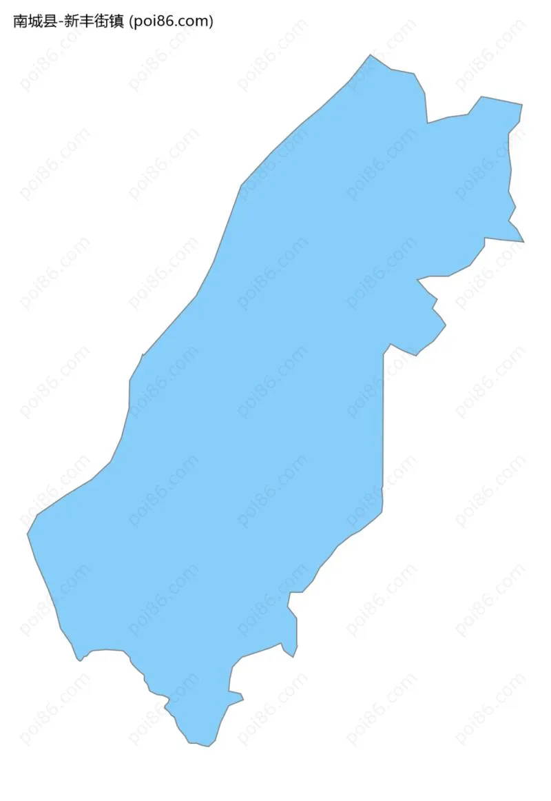 新丰街镇边界地图