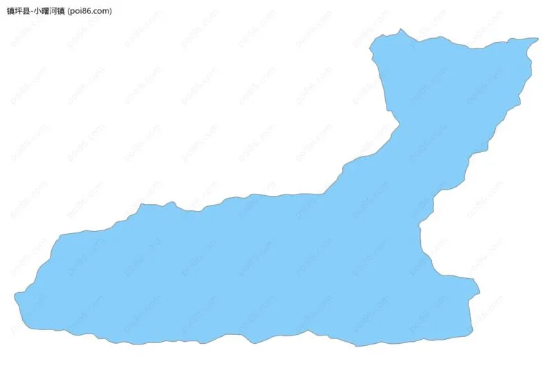 小曙河镇边界地图
