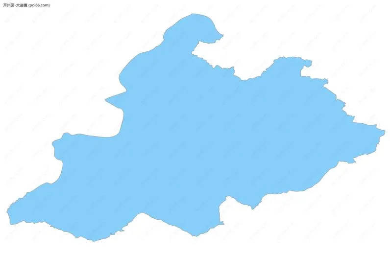 大进镇边界地图