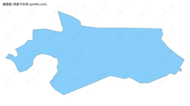 两家子农场边界地图