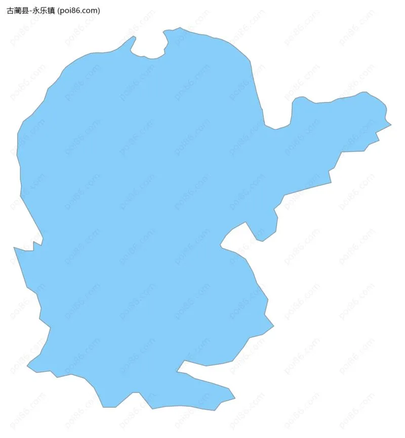 永乐镇边界地图