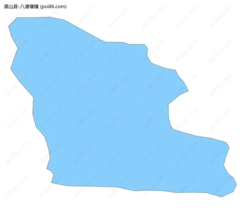 八道壕镇边界地图