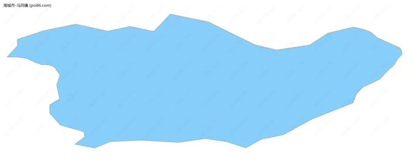 马风镇边界地图