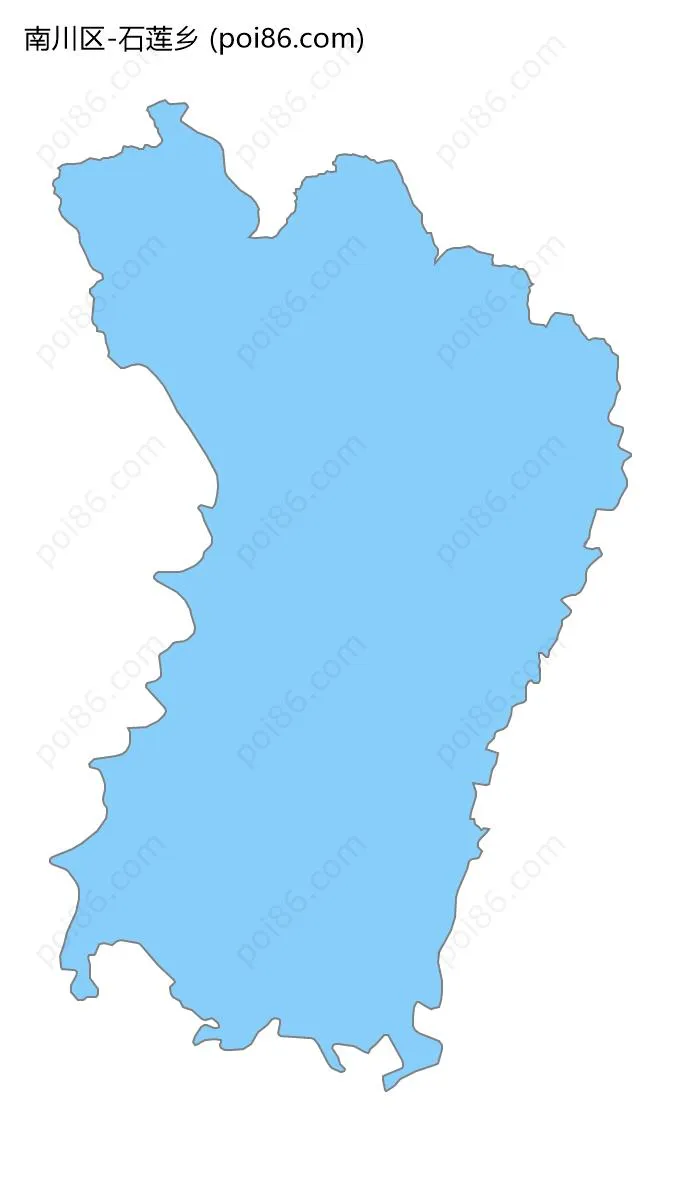 石莲乡边界地图