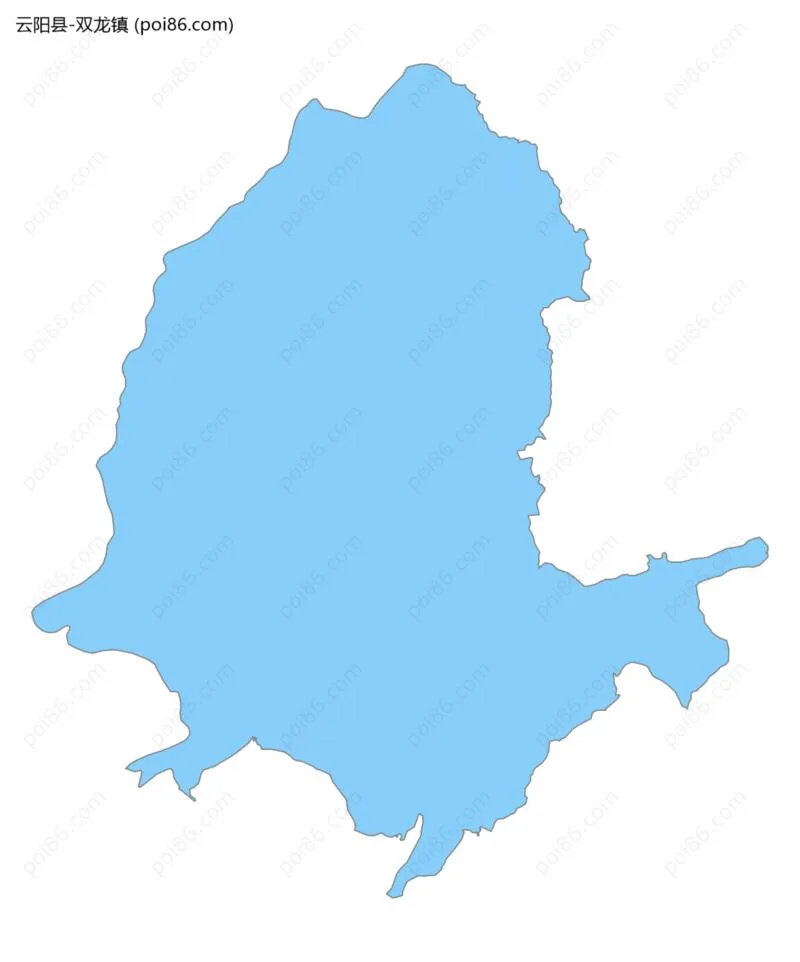 双龙镇边界地图