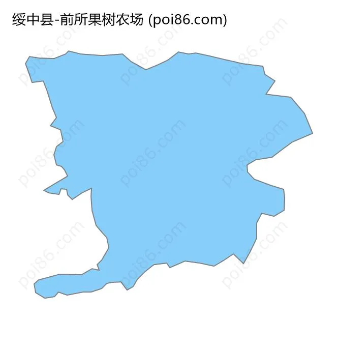 前所果树农场边界地图