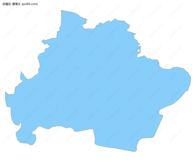 黄莺乡边界地图