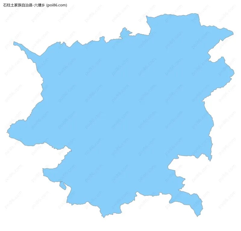 六塘乡边界地图