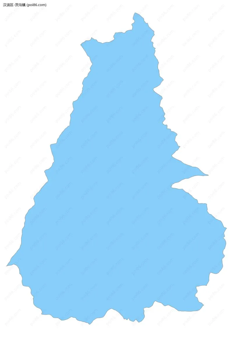 茨沟镇边界地图