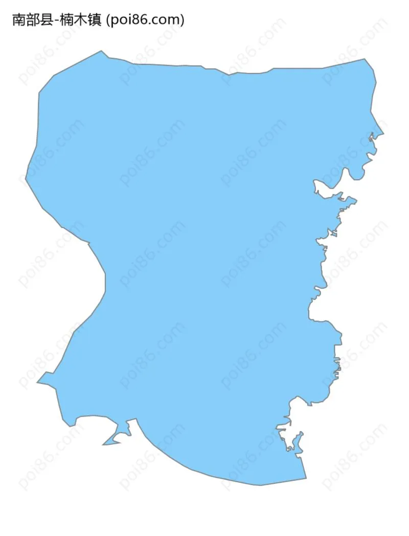 楠木镇边界地图