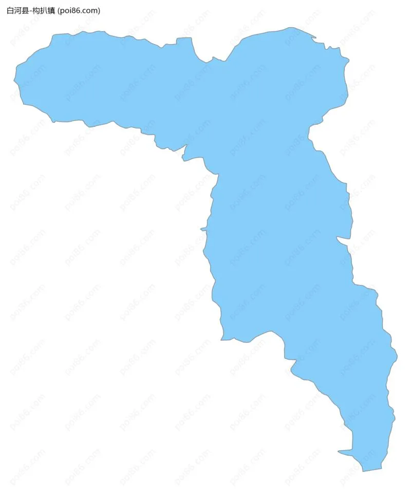 构扒镇边界地图